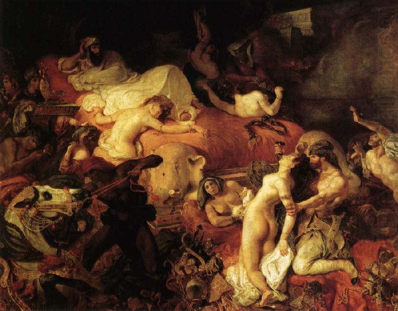 The Death of Sardanapalus, Eugene Delacroix